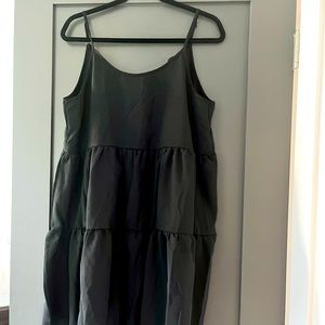 SHEIN, black, layer, dress, summer, swim suit cover up, swim, beach